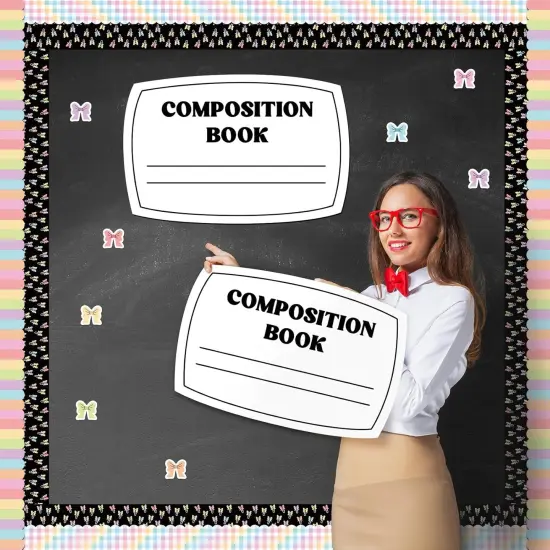 3 Pcs Composition Book Bulletin Board Paper - 23.6 x 15.8 {5}