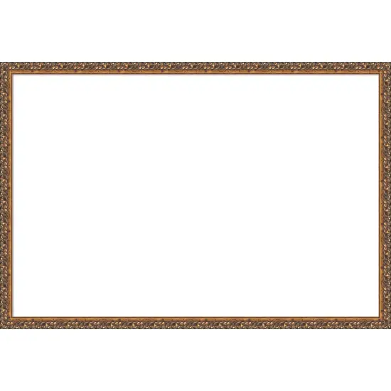 Antique Bronze Framed Dry Erase Magnetic Board {1}