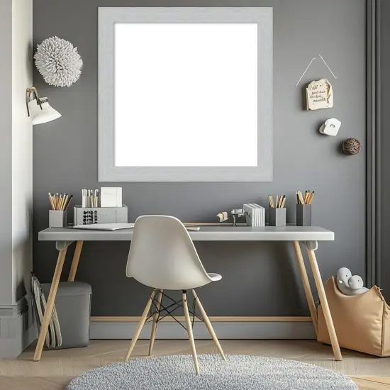 Shiplap Framed Dry Erase Magnetic Board White {5}