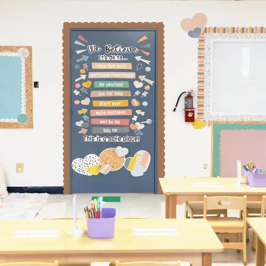 260Ft Rolled Modern Boho Bulletin Board Border Set - 4 Pack {5}