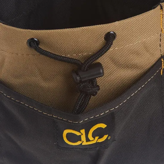 Drawstring Bucket Bag - 18 Pocket (Black) {5}