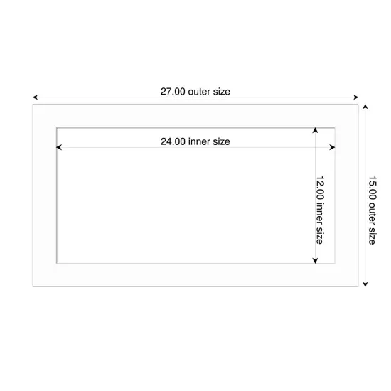 Basic Narrow Framed Dry Erase Magnetic Board White Narrow {4}