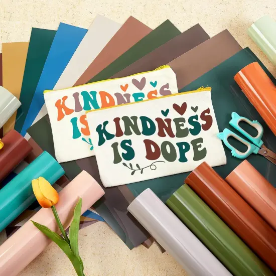 22 Sheets 12 * 10inches HTV Dark Boho Iron on Vinyl for T-Shirts {5}