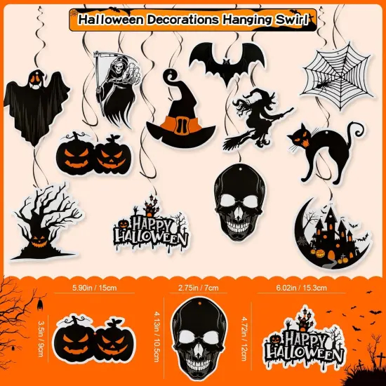 Halloween Banner - Black & Orange {3}