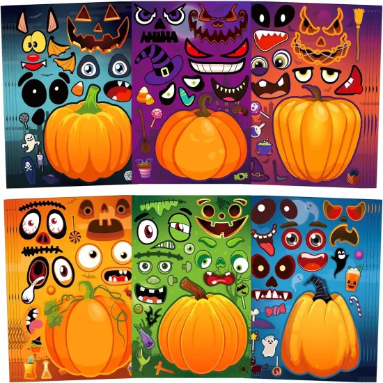 60 Sheets Halloween Crafts Stickers {1}