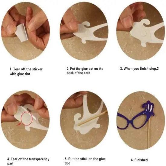 25Pcs Hello Summer Pool Photo Booth Props with Stick {2}