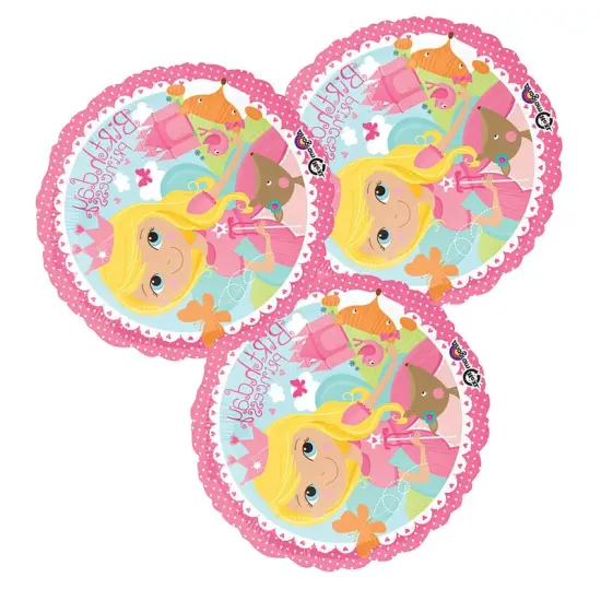 18" Woodland Princess Happy Birthday Balloon Forest Fairy Birthday Decor {5}