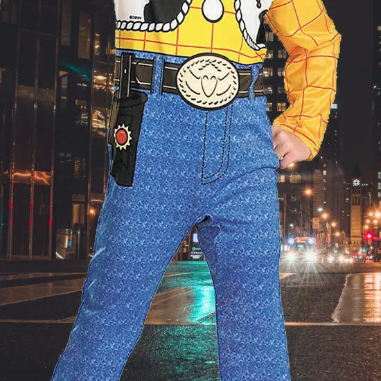 Boy&rsquo;s Woody Costume from Toy Story with Hat and Holster {4}