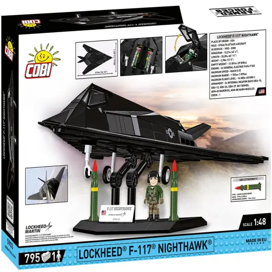 COBI Armed Forces F-117&reg; Nighthawk&reg; Aircraft Building Set {5}