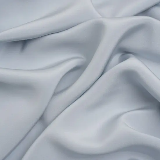 1 Yard Gray Dawn Silk Crepe Fabric, 44" Wide 4 Ply Silk for Sewing & Couture {1}