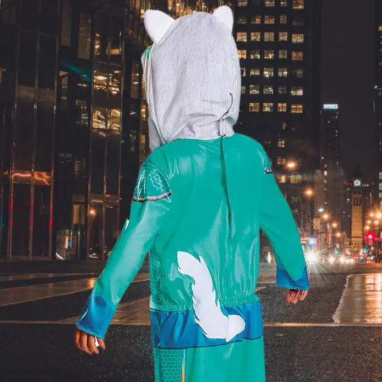 Toddler Classic SuperKitties Bitsy Hooded Jumpsuit Costume {5}