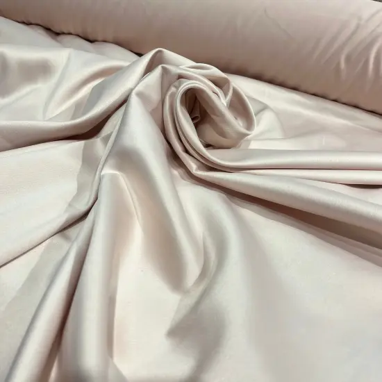 1 Yard Satin Bridal Fabric 60" Wide, 100% Polyester Blush {1}