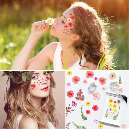 109 Pieces Dried Pressed Flowers for Resin {4}