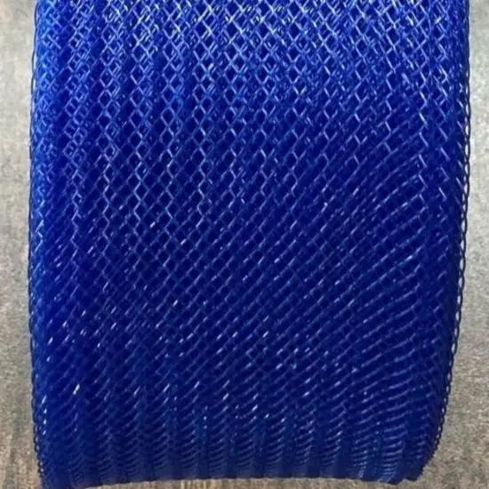 1 Yard Nylon Horsehair Trim 2" Wide Stiff Crinoline Braid for Costumes & Formal Wear Royal Blue {1}