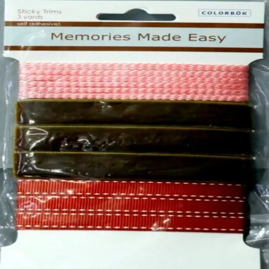 Colorbok Memories Made Easy Sticky Trims {1}