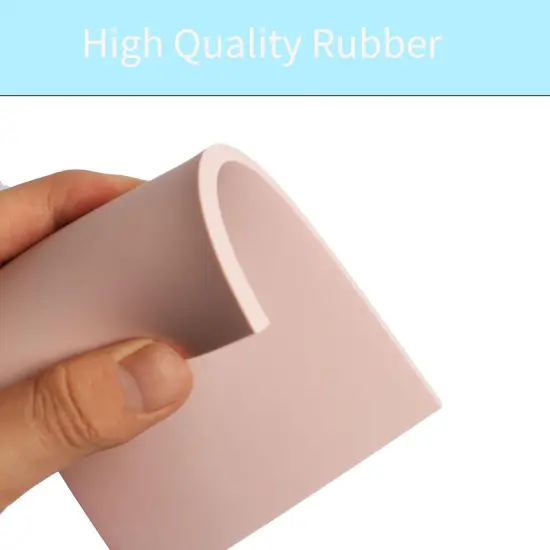 4''x6'' Linoleum Blocks for Printmaking: 5 Pack Pink Rubber Carving Block Stamp Making Kit Linocut Materials & Supplies {3}