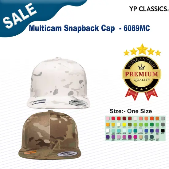 YP Classics&reg; Multicam Snapback Cap MULTICAM BLACK {2}