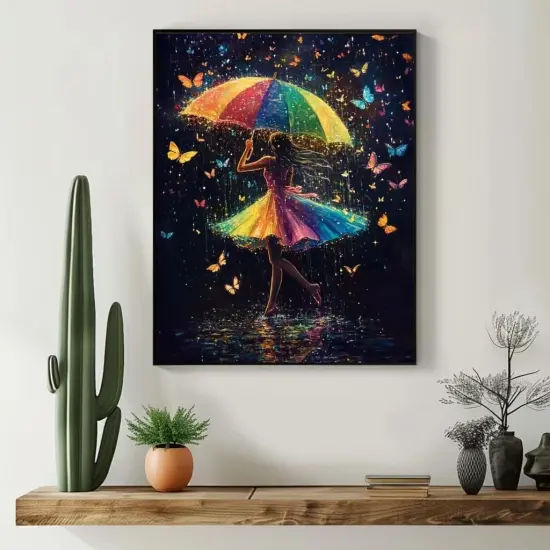 Diamond Art Kits for Adults Full Drill Round Diamond Painting Kits for Beginners Craft Kits for Home Wall Decor Gifts {4}