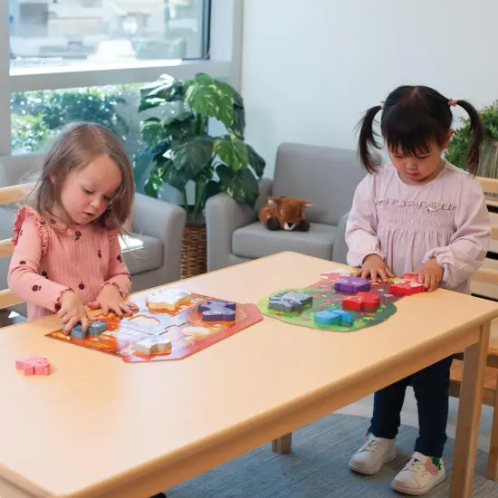 Headu My First Montessori Puzzles with Wooden Animal Characters {3}