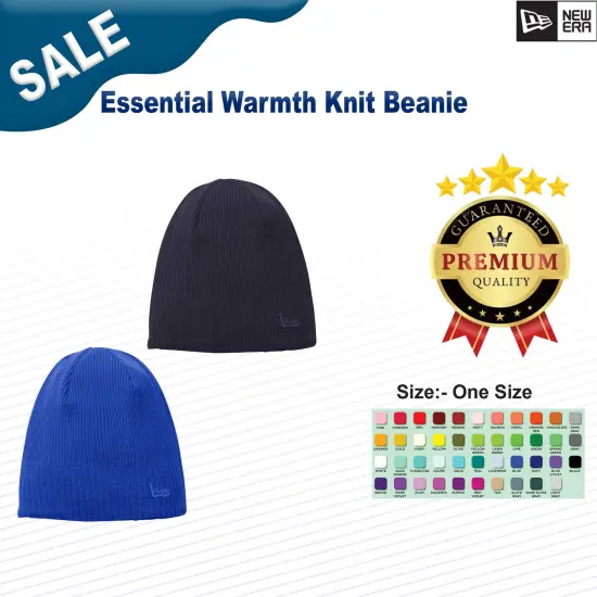New Era&reg; Essential Warmth Knit Beanie Deep Navy {2}