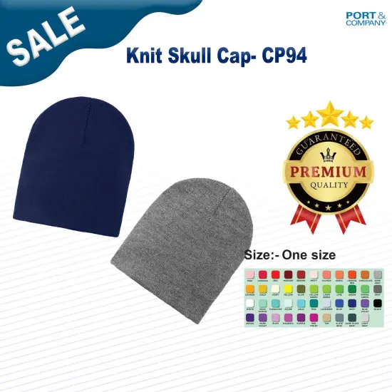Port & Company&reg; Knit Skull Cap Athletic Oxfrd {2}