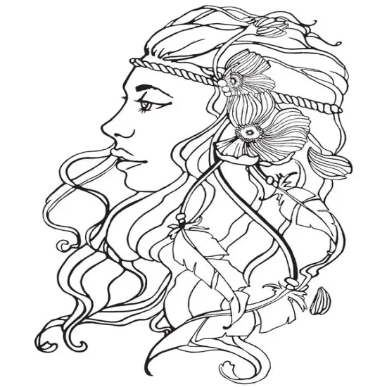 Prima Bloom Cling Rubber Stamps, 8"x6" 655350980184 {1}