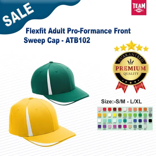 Team 365&reg; Flexfit Adult Cool & Dry Mini Pique Performance Cap SP FOREST/ WHITE {2}