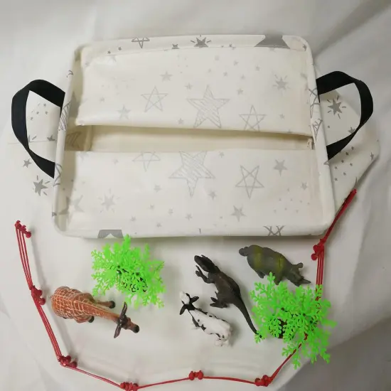 Summer Storage Basket Nursery Laundry Basket Laundry Hamper with Handles,Baby Toys Storage Box and Bins Toys Gift Basket for Boys and Girls {2}