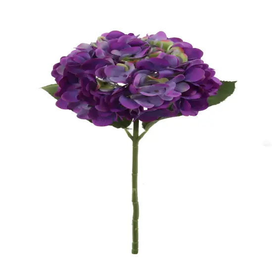 12PC Luxurious 18-Inch Purple Hydrangea Stem Set of 12 - Exquisite 7-Inch Diameter - Ideal for Home Decor, Wedding Bouquets, and Special Occasion Floral Centerpieces {1}