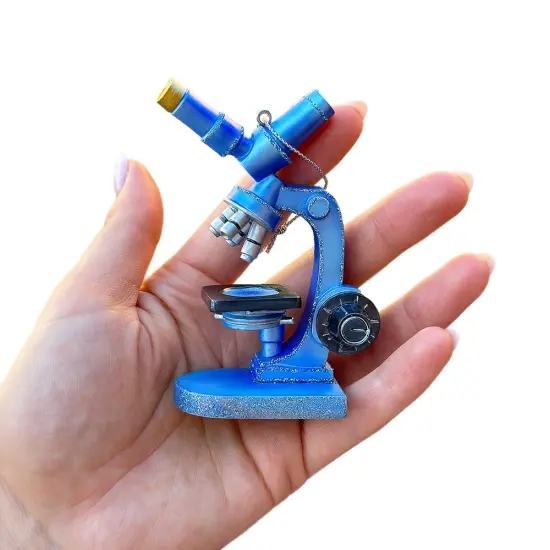 Microscope Lab Magic Science Ornament, Scientist Gift Christmas Decor {4}