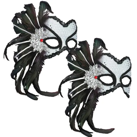 Venetian Masquerade Couple Mask {2}