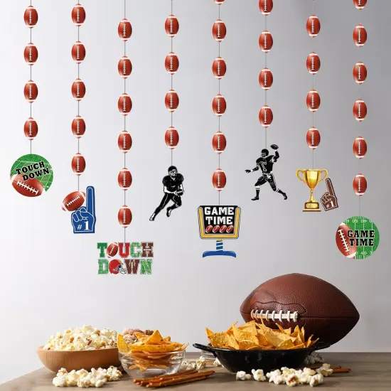 8 Pcs Football Garland Banner Football Party {5}