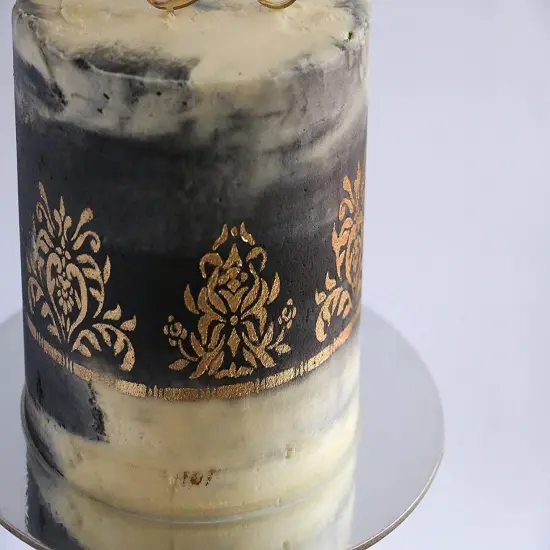 Bakell - Moonstone Black Luster Dust (4g, 1x Jar) Edible Vegan Dust & Paint for Baking, Desserts and Beverages {3}