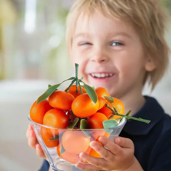 5 Clusters Artificial Mini Orange Simulation Decorative Tangerine Kitchen {4}