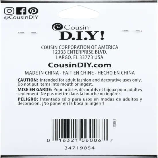 CousinDIY Jewelry Basics Metal Findings 300/Pkg-Silver Split Rings 6mm To 8mm {2}