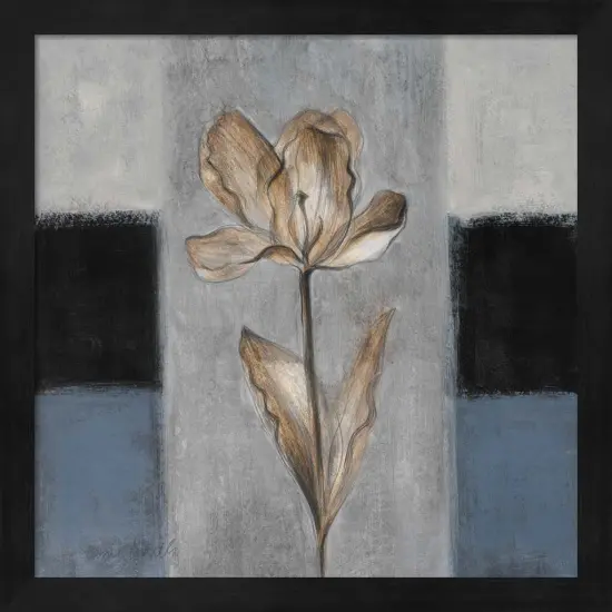 Tulips in Blue I by Lanie Loreth 13" x 13" Framed Wall Art {1}