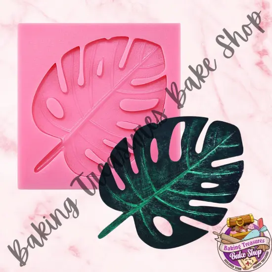 Tropical Palm Leaf silicone mold {3}