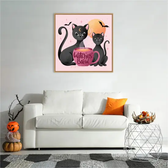 Witches Brew by Gia Graham Framed Canvas Wall Art {5}