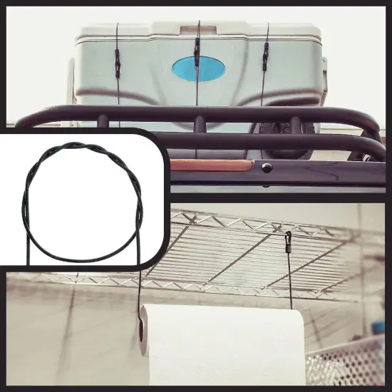 Kitcheniva Shock Cord Nylon Jack With Rubber Core Stretch Line 10FT Rose pink {5}