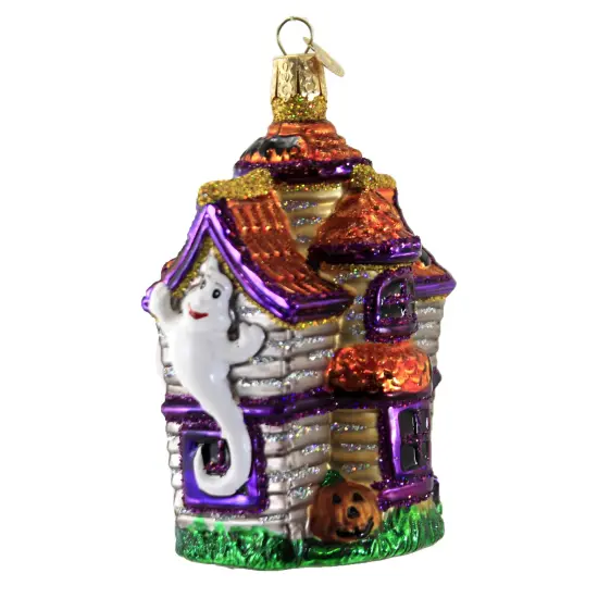 Old World Christmas 5.0 Inch Haunted House. Halloween Tree Ornament , Halloween Mansion Multicolored {2}