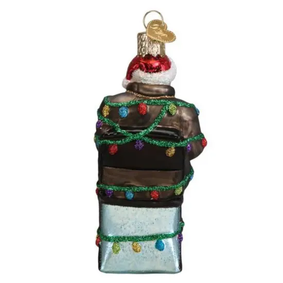 Old World Christmas 5.0 Inch Where's Bernie Tree Ornament , Presidential Inaauguration Brown {2}