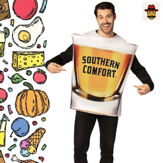Southern Comfort Shot Glass Costume Funny Party {6}