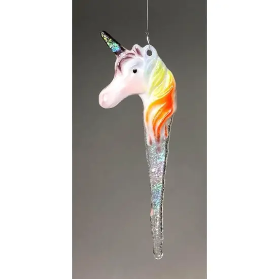 9.75" x 4" x 1.5" Unicorn Icicles Glass Fusing Kiln Mold {4}