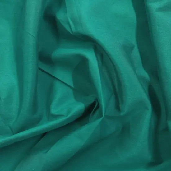 1 Yard Lightweight Poly Cotton Fabric Teal Green, 58/59" Wide for Apparel & Crafts {2}