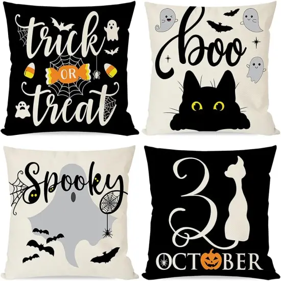 Halloween Pillow Covers 18x18 {1}
