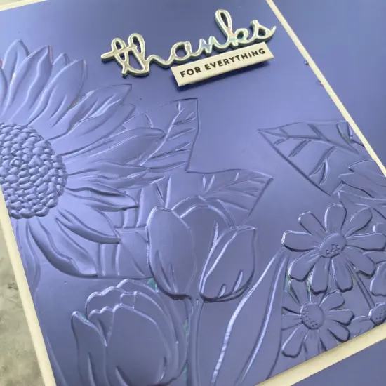 PERIWINKLE Matte Foil Cardstock - 12x12 Foil Cardstock - Encore {4}