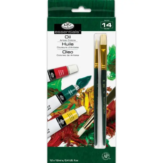 OIL12 Series | Oil Paint Packs with Brushes - 12 ml {2}