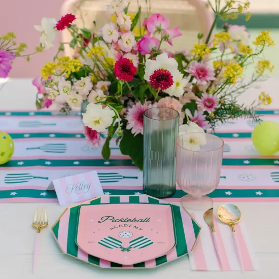 PETAL PINK SIGNATURE CABANA STRIPE GUEST TOWELS {5}