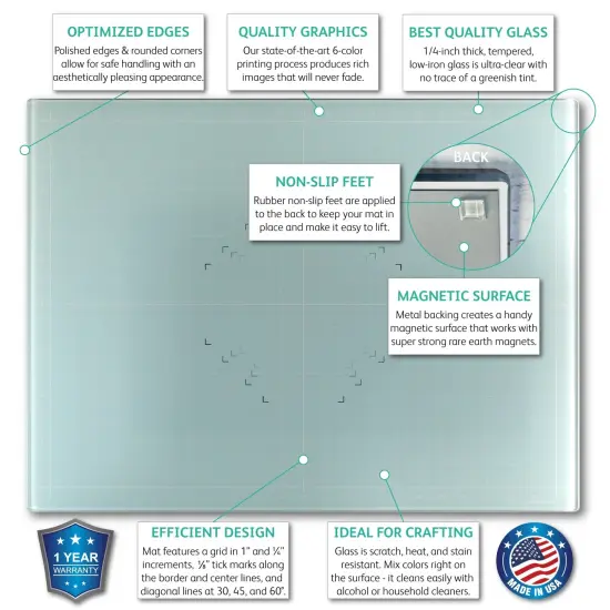 Magnetic Glass Craft Mat {7}