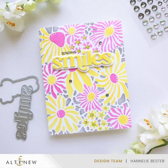 Daisy Craze Stencil Set (4 in 1) {5}